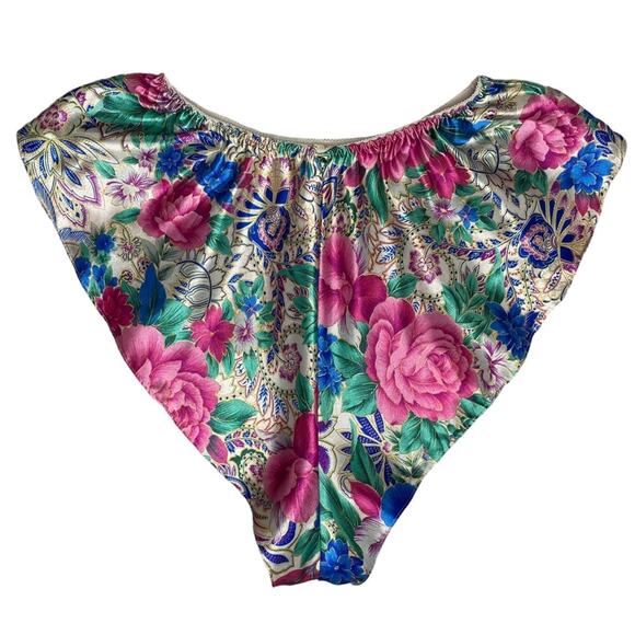 Vintage Victoria’s Secret Floral High Cut Panties size Small - Picture 7 of 10